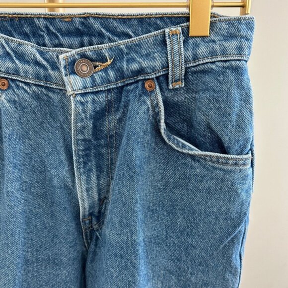Levi’s Vintage 100% Cotton Blue Denim Jeans Sz 24 High Waist 90’s - Picture 3 of 5